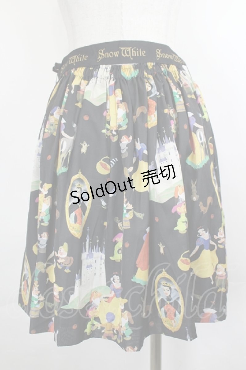 画像2: Jane Marple / Disneyコラボ/白雪姫スカート M 黒 I-26-07-07-103-JM-SK-SA-ZI (2)