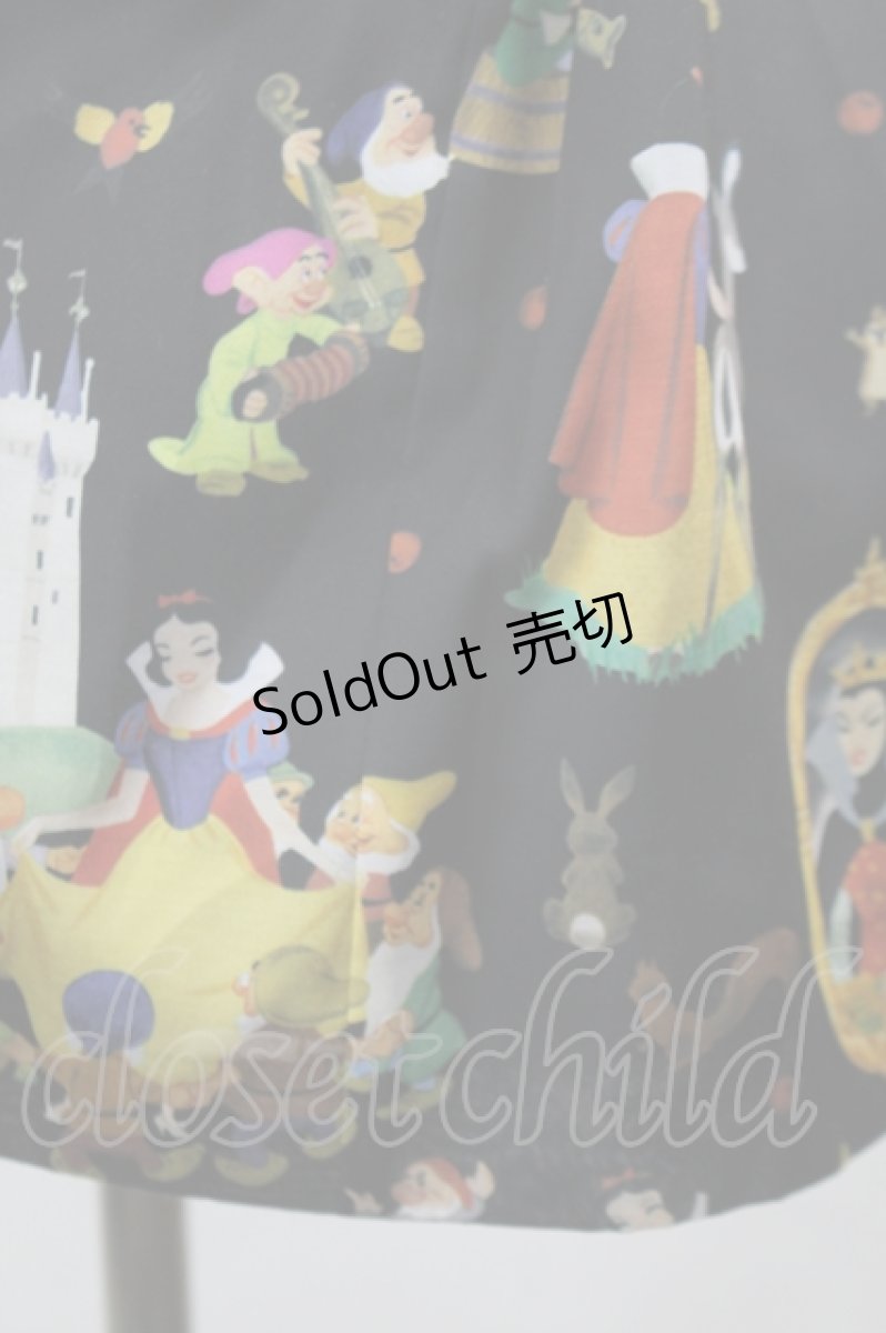 画像3: Jane Marple / Disneyコラボ/白雪姫スカート M 黒 I-26-07-07-103-JM-SK-SA-ZI (3)