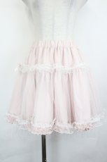 画像1: Amavel / ボリュームスカート  ピンクＸ白 I-26-07-07-109-CA-SK-SA-ZI (1)