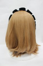 画像3: Black Shamrock / リボンスターレースヘッドドレス  黒Ｘ白 I-26-07-07-121-LO-AC-SA-ZI (3)