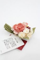 画像1: PINK HOUSE / ブーケ2WAYコサージュ  ピンクＸ白Ｘ緑 I-26-07-07-126-LO-ZA-SA-ZI (1)