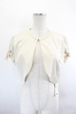 画像1: Jane Marple / 裾ハート刺繍ボレロ  アイボリー I-26-07-07-015-JM-TO-SA-ZI (1)