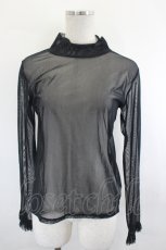 画像1: MILK / Sheer ハイネックインナー  ブラック I-26-07-07-022-ML-TO-SA-ZI (1)