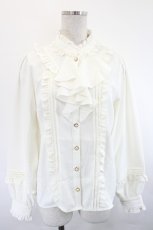 画像1: Amavel / Vintage Doll フリルブラウス  白 I-26-07-09-004-CA-BL-SA-ZI (1)