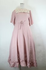 画像1: m petit by misako / TT*AOKレースセーラーワンピース S ピンク I-26-07-09-061-LO-OP-TE-ZI (1)