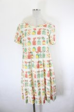 画像1: Jane Marple / Fruit Candyワンピース  アイボリー I-26-07-09-074-JM-OP-SA-ZI (1)