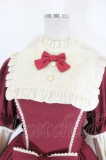 画像2: metamorphose / 付け袖付きワンピース  ワイン I-26-07-09-084-ME-OP-TE-ZI (2)