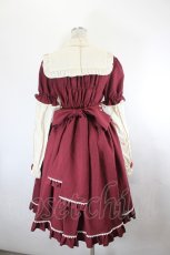 画像3: metamorphose / 付け袖付きワンピース  ワイン I-26-07-09-084-ME-OP-TE-ZI (3)