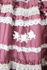 画像4: BABY,THE STARS SHINE BRIGHT / Rose Lace Rococoジャンパースカート  プラム I-26-07-09-103-BA-OP-SA-ZI (4)