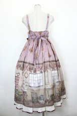 画像2: ALICE and the PIRATES / Le petit fleuriste〜永遠の花束とあなたを待つ時間〜柄ジャンパースカートII  モーヴ I-26-07-09-104-PA-OP-SA-ZI (2)