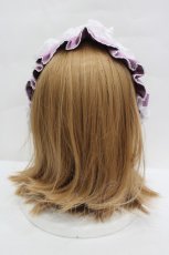 画像3: metamorphose / ブリム付ヘッドドレス  ラベンダー I-26-07-09-113-ME-AC-TE-ZI (3)