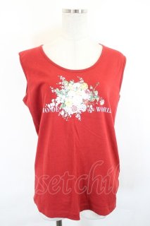 ワンダフルワールド フード付きモチーフニット　ピンク WONDERFUL WORLD 中古・古着通販｜ロマンティック系多数【Closet Child