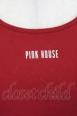 画像4: PINK HOUSE / ロゴ半袖カットソー  赤 I-26-07-09-019-LO-TO-SA-ZI (4)