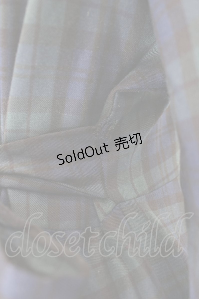 画像3: Favorite / グリーンチェックの全円シャツワンピース  グリーン I-26-07-11-052-LO-TO-TE-ZI (3)