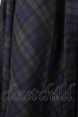 画像3: Favorite / 英国チェックのお嬢様上品ワンピース  アイボリー×グリーン I-26-07-11-053-LO-OP-TE-ZI (3)