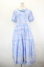 画像1: PINK HOUSE / いるかプリントワンピース  ミズイロ I-26-07-11-071-LO-OP-TE-ZI (1)