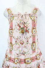 画像5: PINK HOUSE / 壁紙模様プリントミディワンピース  ピンク I-26-07-11-072-LO-OP-TE-ZI (5)