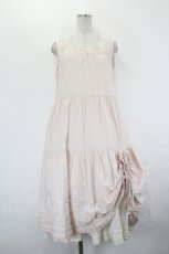 画像1: PINK HOUSE / シーシェルレース&パールワンピース  アイボリー I-26-07-11-077-LO-OP-SA-ZI (1)