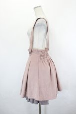 画像2: axes femme POETIQUE / サス付きミドル丈スカート  ピンク I-26-07-11-088-AX-SK-TE-ZI (2)