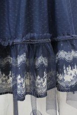 画像5: axes femme / 裾お城柄キャミワンピース  ネイビー I-26-07-11-089-AX-OP-TE-ZI (5)