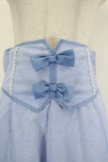 画像4: axes femme POETIQUE / デニム風コルセットスカート  サックス I-26-07-11-090-AX-PA-TE-ZI (4)