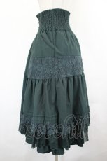 画像2: axes femme / シャーリング2WAYワンピース  グリーン I-26-07-11-092-AX-OP-TE-ZI (2)