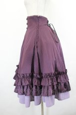 画像2: ATELIER BOZ / クローディアミニスカート  パープル I-26-07-11-095-EL-SK-SA-ZI (2)