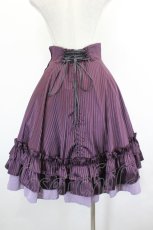 画像3: ATELIER BOZ / クローディアミニスカート  パープル I-26-07-11-095-EL-SK-SA-ZI (3)