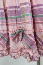 画像4: PINK HOUSE / オリジナルチェックスカート  ピンク I-26-07-11-098-LO-SK-TE-ZI (4)