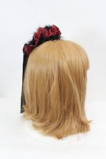画像2: Melancholic Marchen / ローズ&フェザークリップ  レッド×ブラック I-26-07-11-120-LO-ZA-SA-ZI (2)