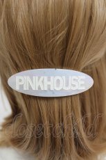 画像4: PINK HOUSE / ロゴプラバレッタ  白 I-26-07-11-126-LO-AC-SA-ZI (4)