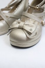画像4: Angelic Pretty / 宝石リボンシューズ M ゴールド I-26-07-11-130-AP-SH-SA-ZI (4)