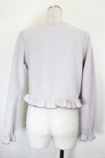 画像2: axes femme POETIQUE / ラビットカメオ刺繍起毛ボレロ  ラベンダー I-26-07-11-018-AX-TO-TE-ZI (2)