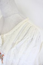 画像3: PINK HOUSE / PH刺繍ブラウス   I-26-07-11-026-LO-BL-SA-ZI (3)
