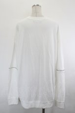 画像3: Amilige / サガラ刺繍くぎベアスウェット  白Ｘ黒 I-26-07-12-031-PU-TO-SA-ZI (3)