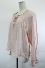 画像2: PINK HOUSE / リボンローン長袖ブラウス  ピンク I-26-07-12-044-LO-BL-TE-ZI (2)