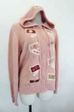 画像3: PINK HOUSE / フード付きニットカーディガン  ピンク I-26-07-12-050-LO-TO-SA-ZI (3)