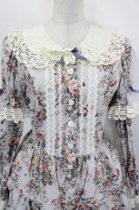 画像5: Innocent World / 華麗な薔薇のロココドレス M 薔薇グレイッシュバイオレット I-26-07-12-054-IW-OP-SA-ZI (5)