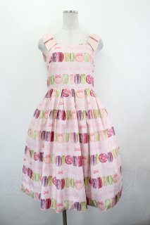 Emily Temple cute / doux macaronジャンパースカート ピンク I-26-07