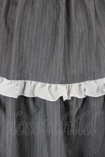 画像6: axes femme POETIQUE / ストライプジャンスカ M グレーＸ白 I-26-07-12-062-AX-OP-SA-ZI (6)
