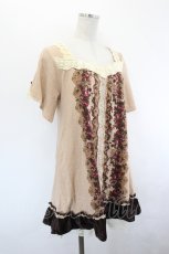 画像3: axes femme / ドットパネル柄チュニック M ベージュ I-26-07-12-007-AX-TO-SA-ZI (3)