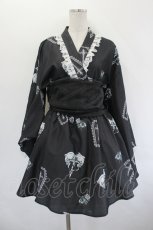 画像1: Pal elfy / 浴衣セット  黒 I-26-07-12-076-LO-OP-SA-ZI (1)