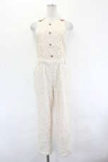 画像1: axes femme / レースサロペット  アイボリー I-26-07-12-085-AX-SK-SA-ZI (1)