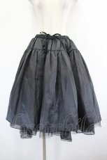 画像1: axes femme kawaii / ミディオーガンジーパニエ M 黒 I-26-07-12-089-AX-SK-SA-ZI (1)
