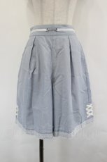 画像1: axes femme / 裾レースデザインハーフパンツ M サックス I-26-07-12-097-AX-PA-SA-ZI (1)