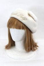 画像1: Angelic Pretty / Travelくまちゃんベレー  白 I-26-07-12-109-AP-AC-SA-ZI (1)