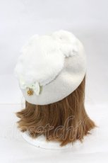 画像2: Angelic Pretty / Travelくまちゃんベレー  白 I-26-07-12-109-AP-AC-SA-ZI (2)