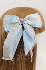 画像3: Angelic Pretty / Jewelry RibbonクリップSet  サックスＸ白 I-26-07-12-122-AP-AC-SA-ZI (3)