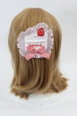 画像1: Nile Perch / ワッペン バレッタ&ブローチ   ピンク I-26-07-12-125-LO-AC-SA-ZI (1)