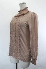 画像2: axes femme / フロントレースハイネックプルオーバー  ピンク I-26-07-12-022-AX-TO-SA-ZI (2)